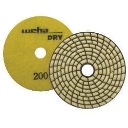 7 Step Spiral Dry Diamond Polishing Pads Weha