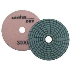 7 Step Spiral Dry Diamond Polishing Pads Weha