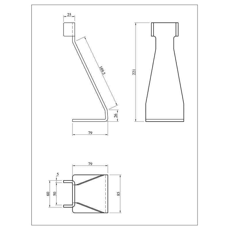 Aardwolf Steel Post Base 1200-1400 Aardwolf