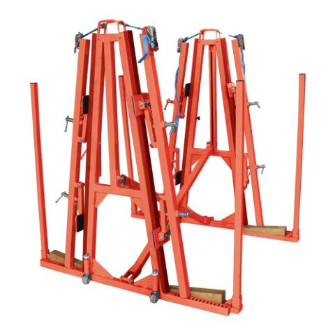 Abaco Folding A-Frame - FAF FAF10-B Abaco Machines FAF 10 - Black Rubber