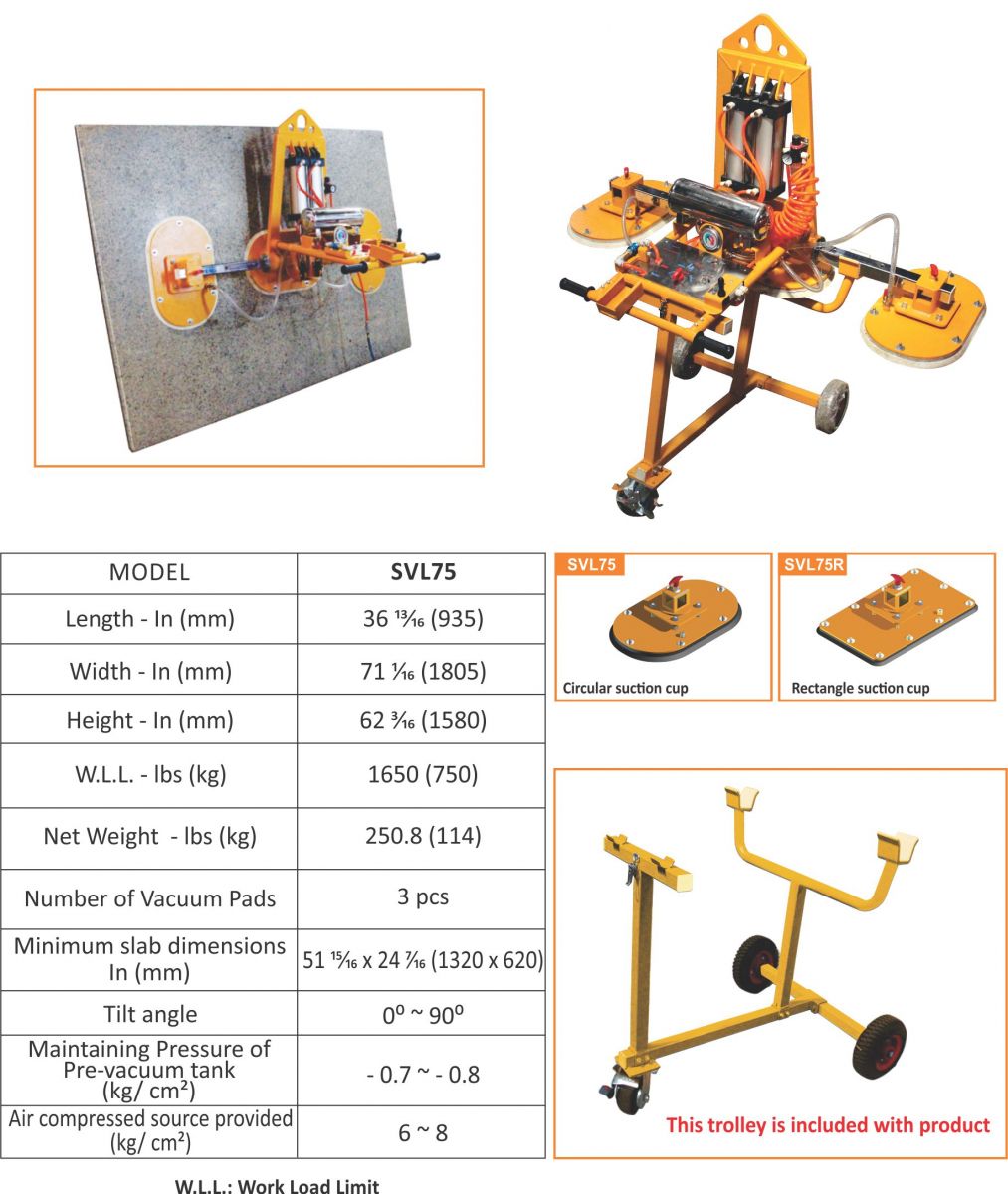 Abaco Stone Vacuum Lifter Abaco Machines