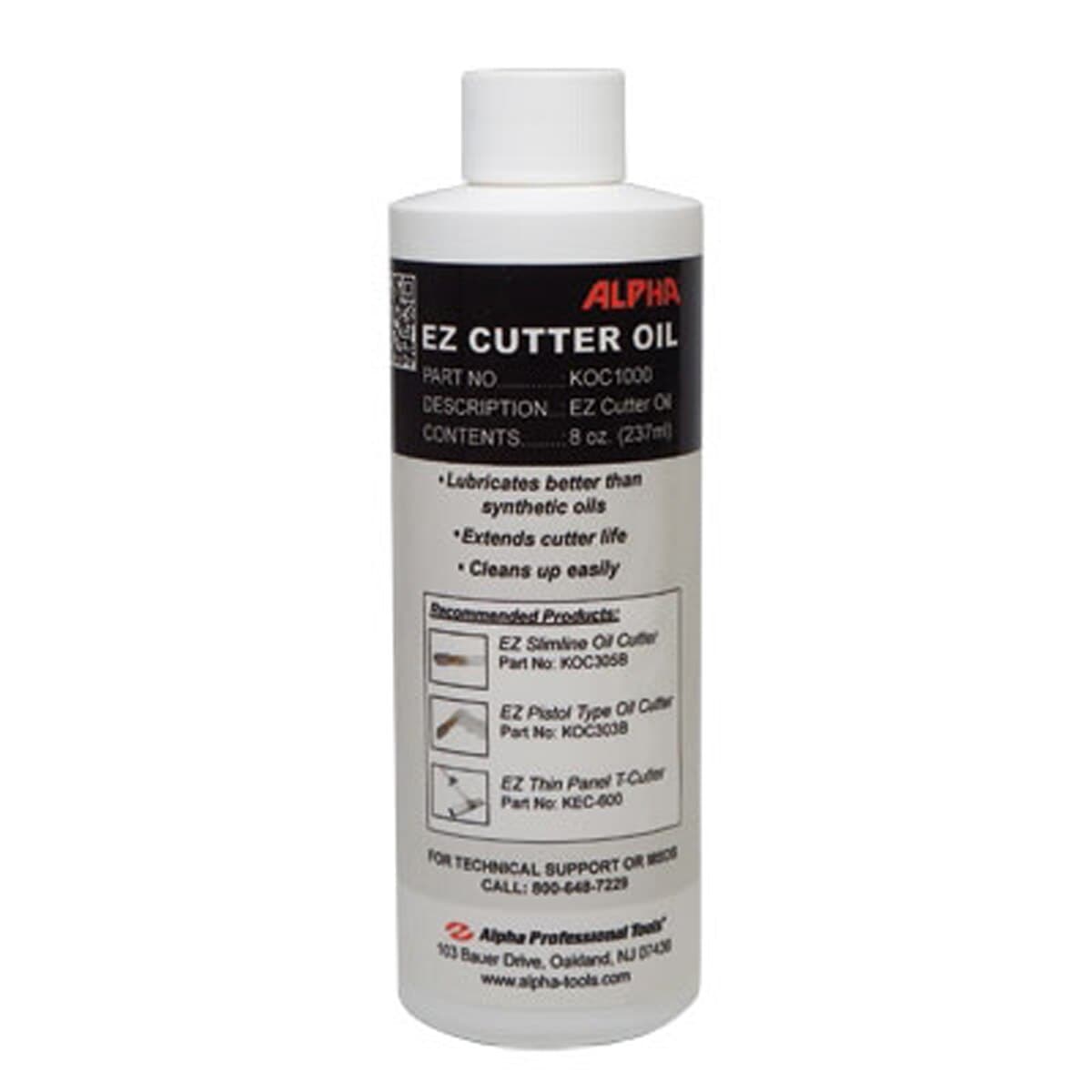Alpha EZ Thin Tile Cutters KOC1000 Alpha Tools EZ Cutter Oil - 8oz. (237ml)