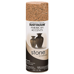 American Accents® Stone Spray Paint - 12oz (6 Count) 342732 Rust-Oleum Sienna Stone