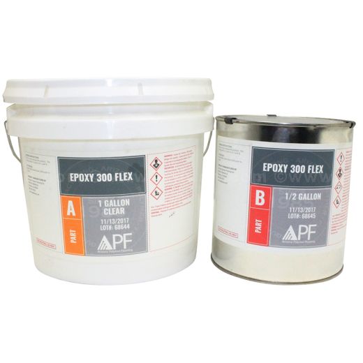 APF Epoxy 300 Flex, Clear, Fast Cure Arizona Polymer Flooring
