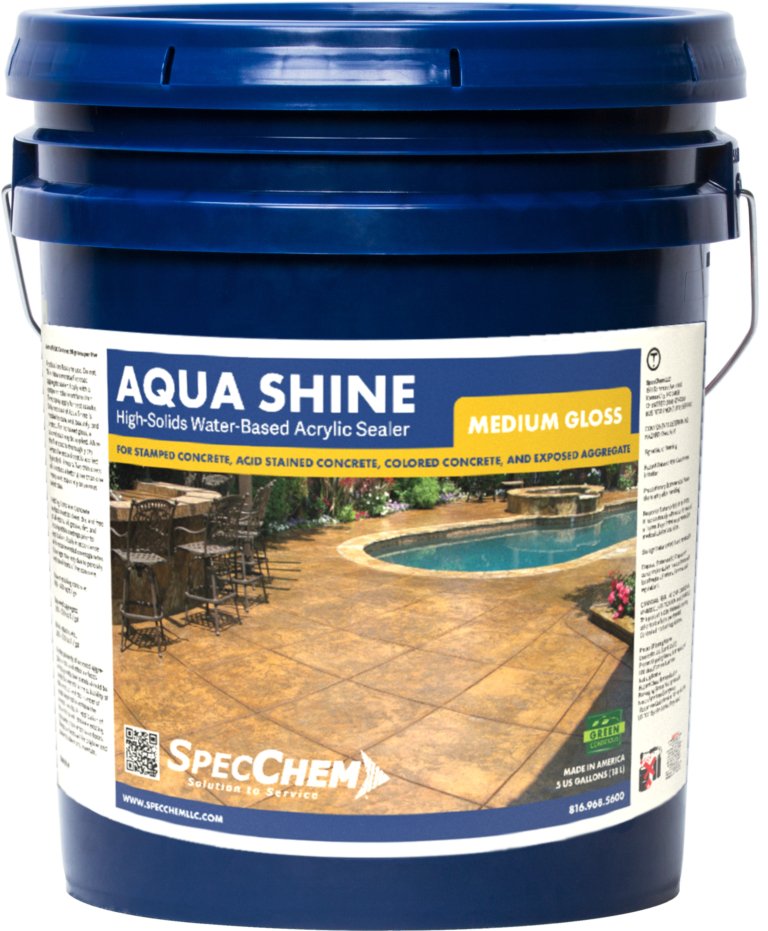 SpecChem Aqua Shine High-Solids Water-Based Acrylic Sealer 5 Gallon