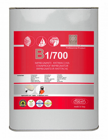 B1/700 Natural-Effect, Anti-Stain Solvent Based Impregnant - Liter MB Stone Care
