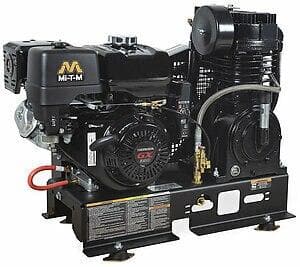 Base-Mount Two Stage Gasoline Air Compressor - ABS-13H-B Mi-T-M