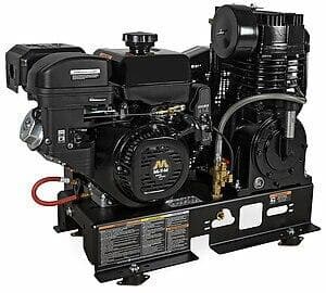 Base-Mount Two Stage Gasoline Air Compressor - ABS-14M-B Mi-T-M