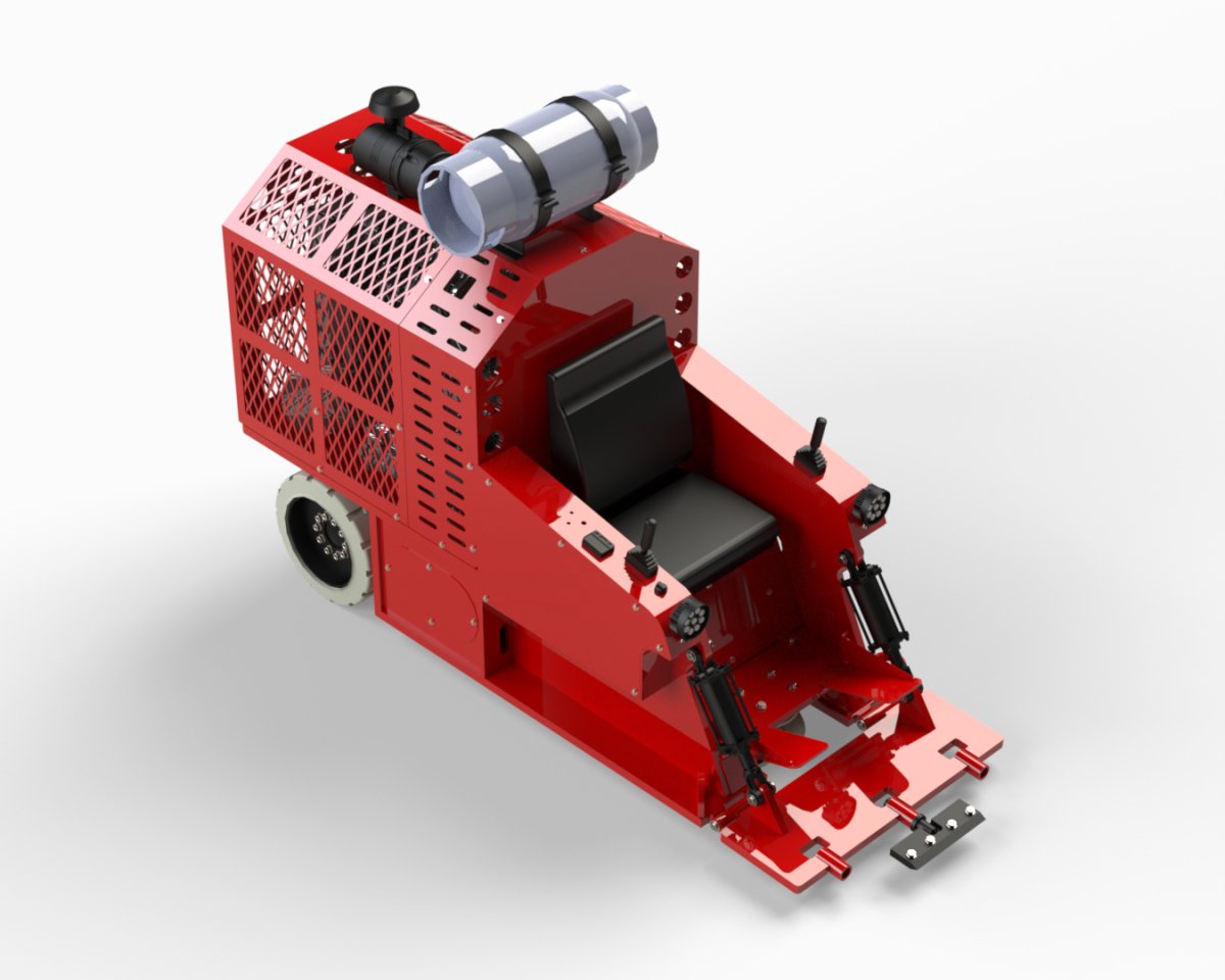 Blastpro BRB-4500 Ride-On Floor Scraper Blastpro