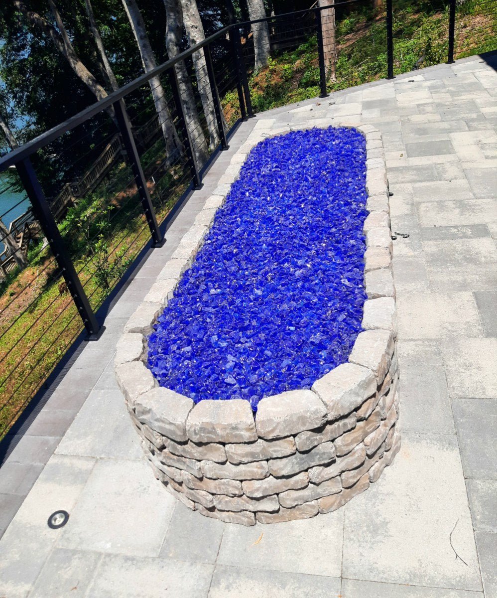 Blue Fire Glass American Specialty Glass