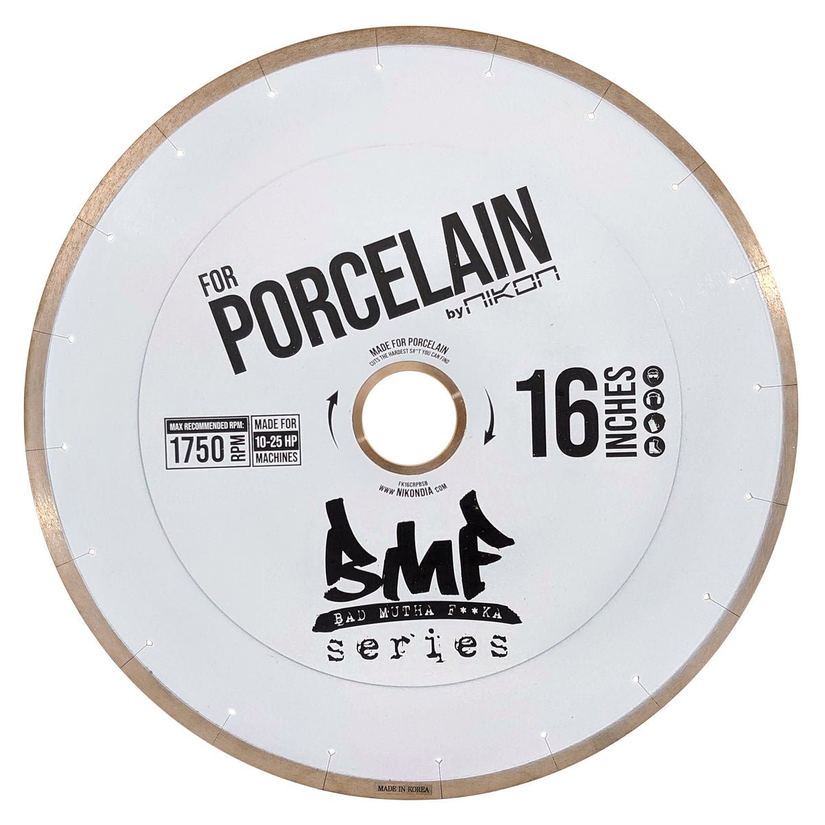 BMF™ Silent Continuous Rim Hard Materials Bridge Saw Blade Nikon