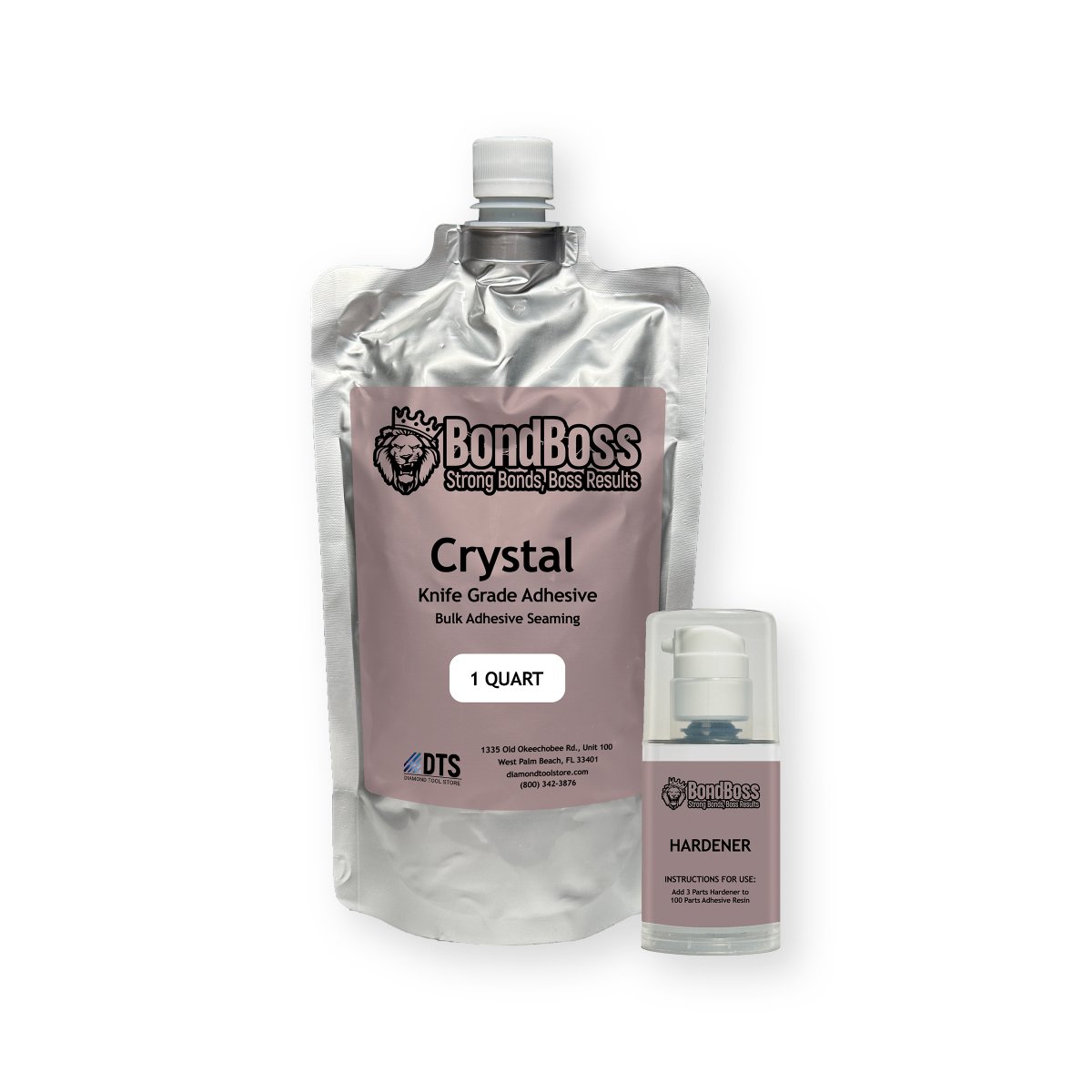 BondBoss™ Crystal Knife Grade Adhesive  Water Clear Stone Glue – Diamond  Tool Store
