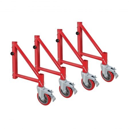 Buildman™ 6’ Drywall Baker I-BMSO4 MetalTech Set Of 4 Outriggers With Casters