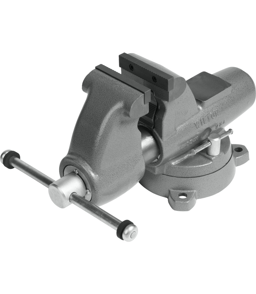 C-3 Pipe and Bench Vise, 6" Jaw Width, 9" Max Jaw Opening, 6-5/8" Throat Depth Wilton