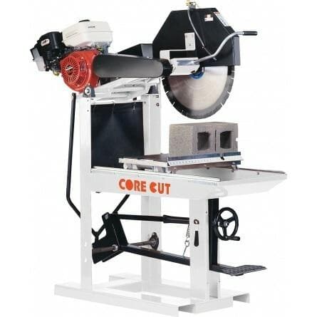 CC800M Block Saw 46820 Diamond Products Baldor - 5 HP - 1PH 230 Volt - Electric -20"
