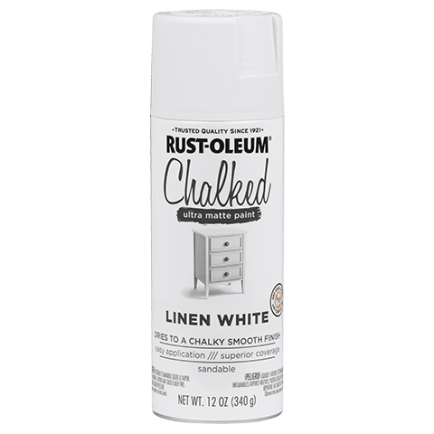 Chalked Paint Ultra Matte Paint - 12oz (6 Count) 302591 Rust-Oleum Linen White