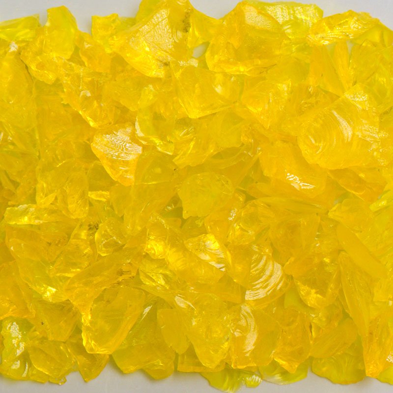 Chunky Terrazzo Glass TYELLCH1-50 American Specialty Glass Yellow #1 (1/8" - 1/4") 50 Lb.