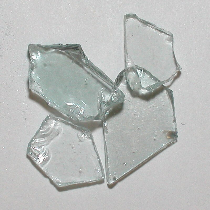 Clear Plate Terrazzo Glass TCLEARP3-50 American Specialty Glass 50 Lb. #3 (3/8" - 1/2")