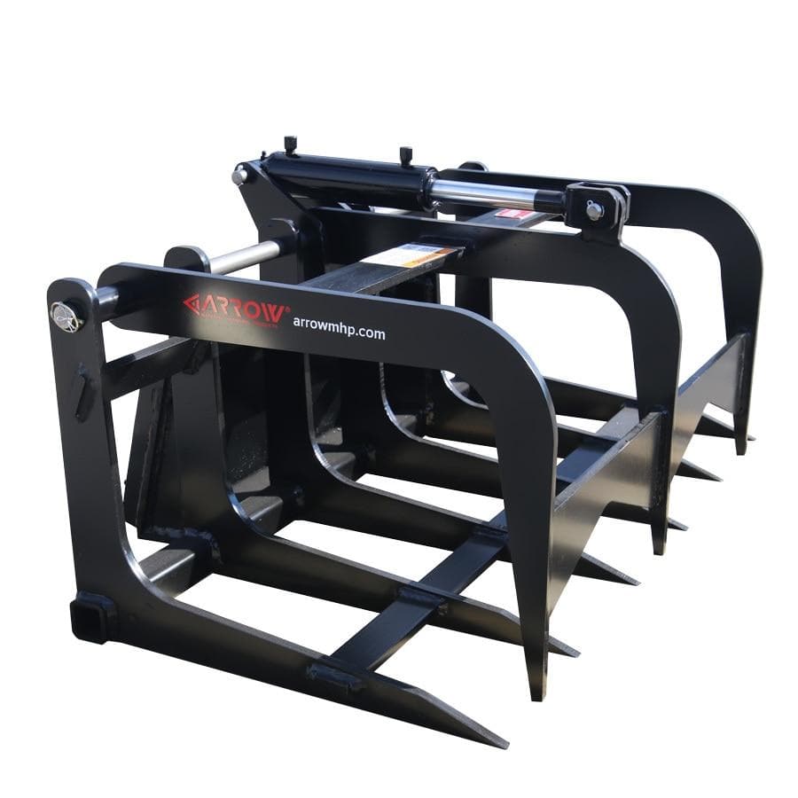 Compact Skid Steer Grapple Rake Arrow Material Handling