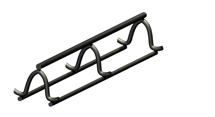 Continuous Mesh Chair Upper - Plain (100LF) OCM