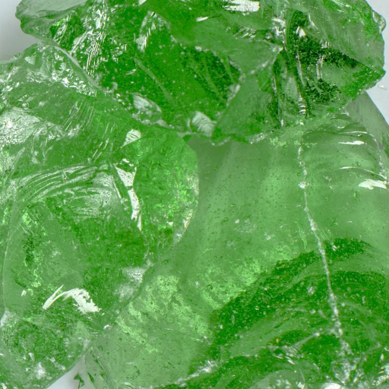 Crystal Green Landscape Glass LCRGREEM-50 American Specialty Glass 50 Lb. Medium (1/2" - 1")