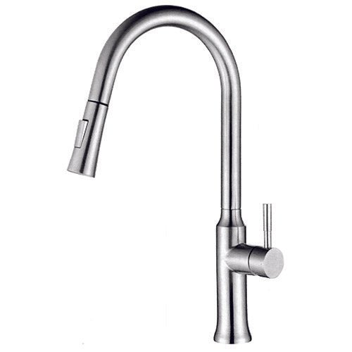Dakota Sinks DSF-19KPO00 Dakota Signature 18 7/8 Inch Single Pull-Out Kitchen Faucet Dakota Sinks