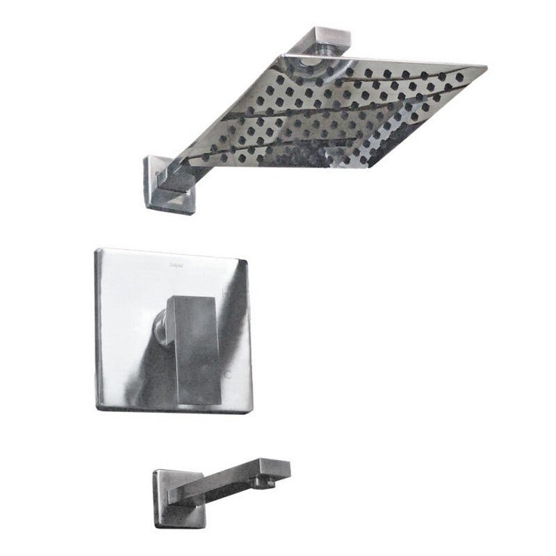 Dakota Sinks DSF-34BTS00 Kennedy Tub and Shower Set with Shower Arm and Shower Head DSF-34BTS00BN Dakota Sinks Brushed Nickel