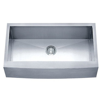 Dakota Sinks DSZ-A3020 Signature Z-Series 30 Inch Zero Radius Single Bowl Apron Front Stainless Steel Kitchen Sink with Bottom Grid DSZ-A3020 Dakota Sinks Satin Brushed Nickel