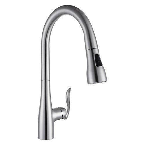 Dakota Sinks Signature 16 1/2 Inch Single Hole Pull-Down Pre-Rinse Kitchen Faucet Dakota Sinks