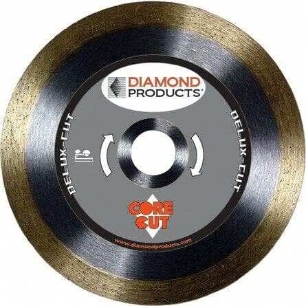 Delux-cut Continuous Rim Tile Diamond Blades 20664 Diamond Products 4"