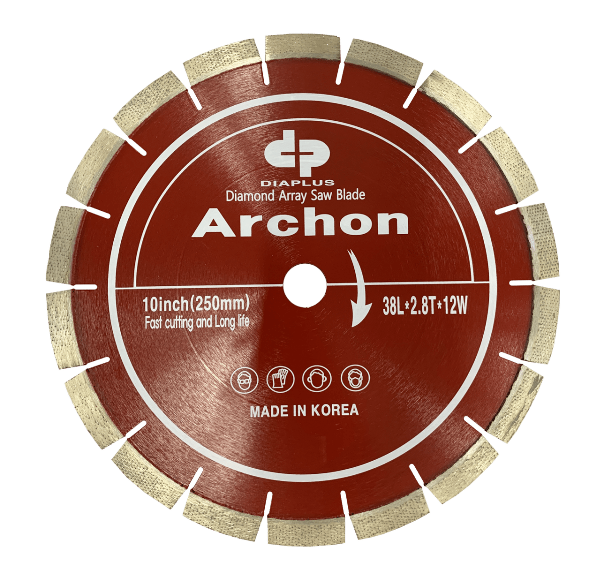 Dia Plus Archon 10" Blade for Blue Ripper G2 Saw Dia Plus