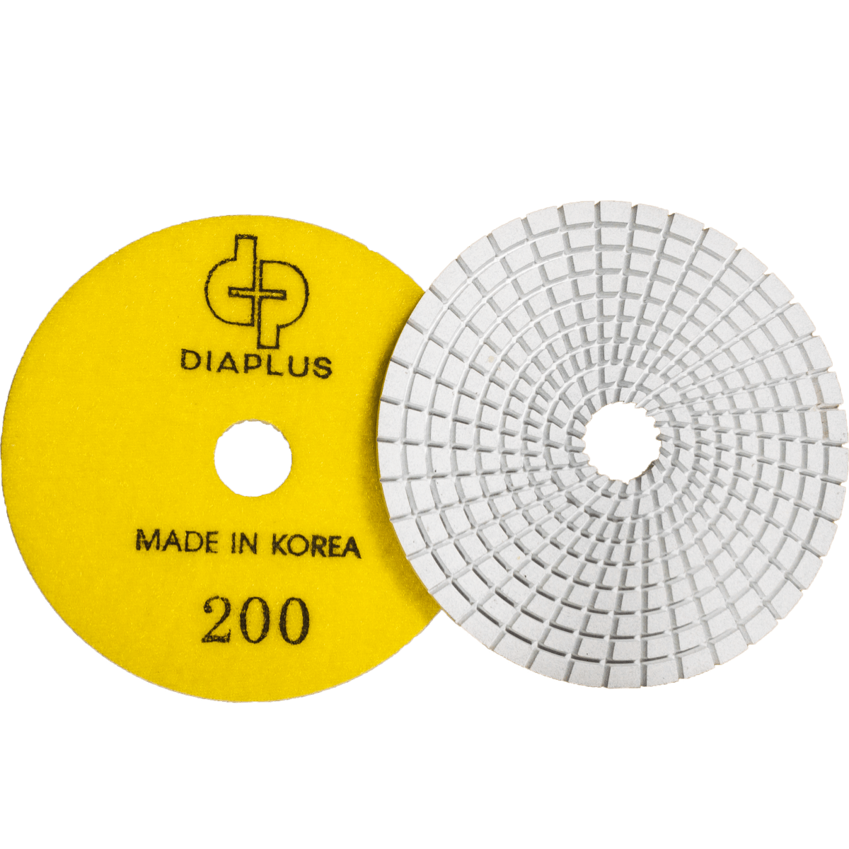 Dia Plus White Pads for Engineered Stone, Quartz, and Light Marbles DPES40200 Dia Plus 200 4