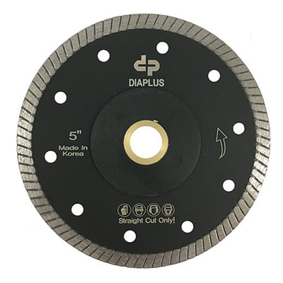 DiaPlus Thin Dry Blade (8mm) for Cutting Porcelain, Tile, and Thasos DP-TTPB5 Dia Plus 5"