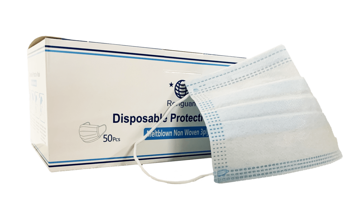 Disposable Protective Face Mask 50 Qty Diamond Tool Store