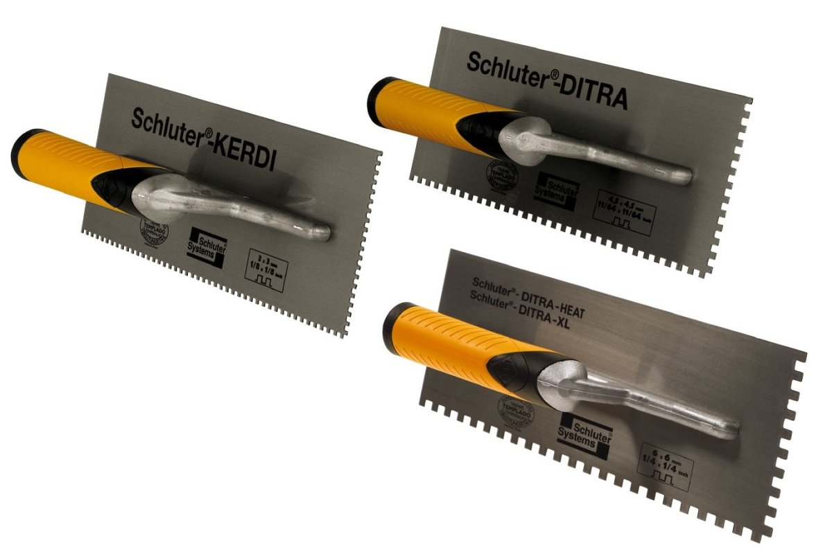 DITRA TROWEL 11/64" X 11/64" Square Notch (6 Count) - Schluter
