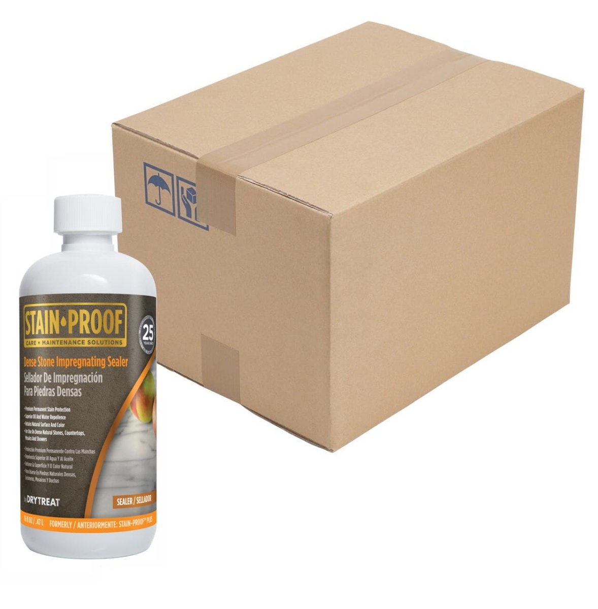 Dense Stone Impregnating Sealer- Dry Treat- Stainproof Plus 110712 Dry Treat Case of 12