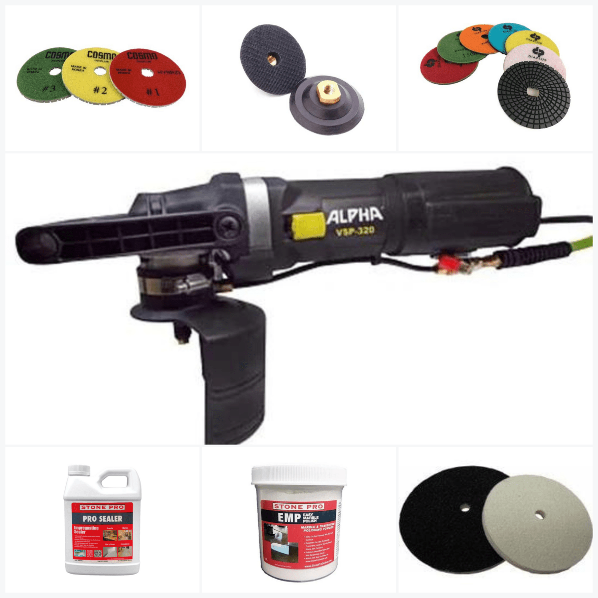 EA Wet Polishing Package - Sale Diamond Tool Store