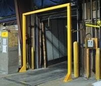 Economical Overhead Door Warning Barriers Vestil