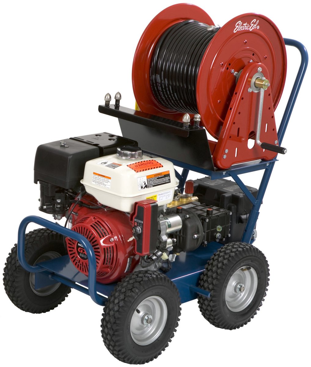 EJ3000 Gasoline Powered Drain Jetter Electric Eel