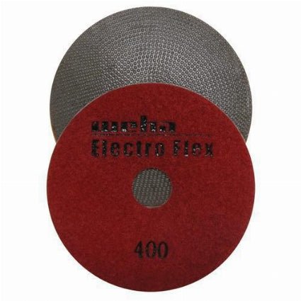Electro Flex Marble Electroplated Diamond Polishing Pads 11463 Weha 4" 400 Grit