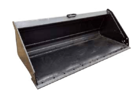 Extreme Duty Skid-Steer Buckets XD-72 Star Industries w/o Teeth 72” X 24” X 34”