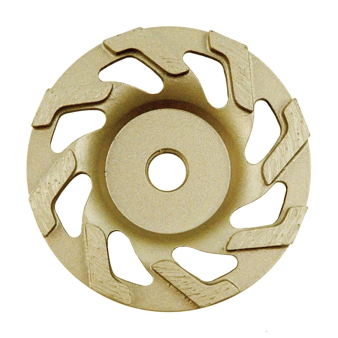 Fan Turbo Grinding Cup, Wing Tipped - Standard NCFS30P05H Diamond Tool Store 5" 5/8"-11