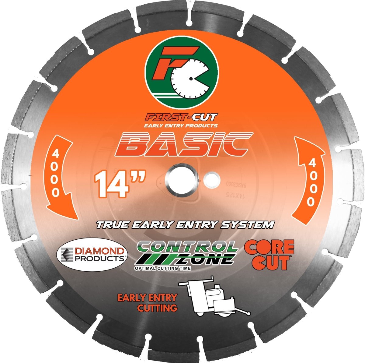 First-Cut BASIC Early Entry Blades Diamond Products