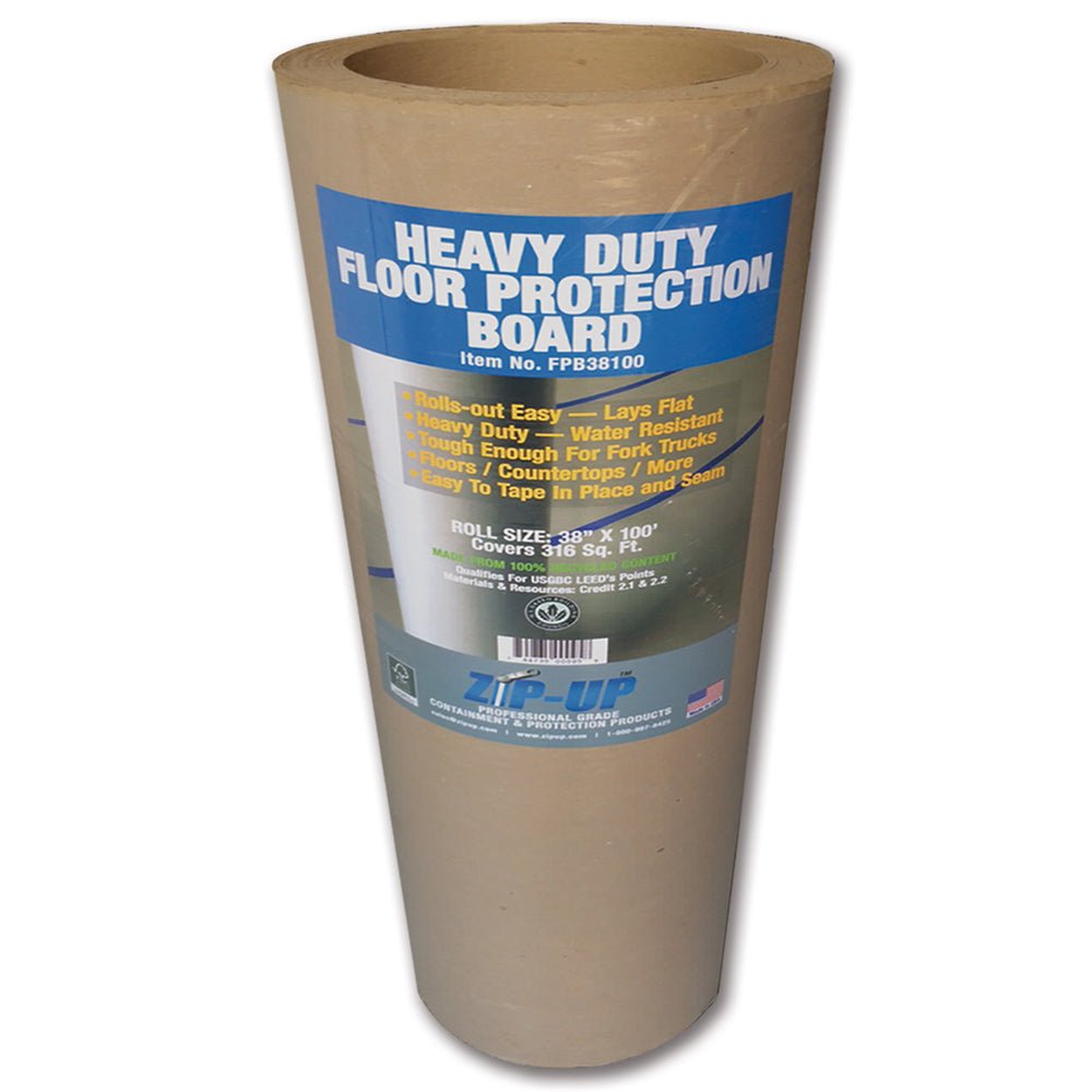 Floor Protection Board - 100 foot roll Zip-Up