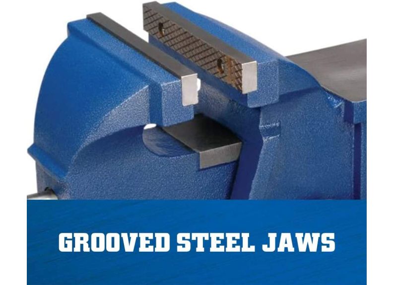 General Purpose 6” Jaw Bench Vise with Swivel Base Wilton