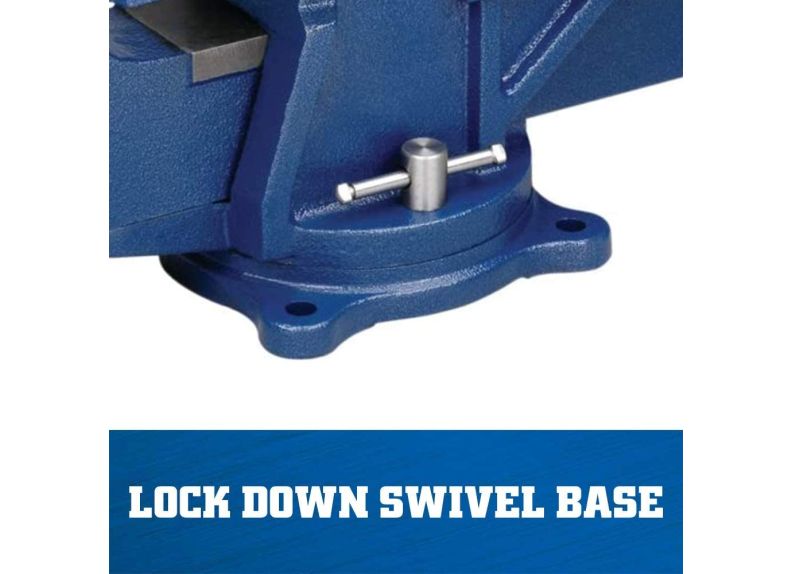 General Purpose 6” Jaw Bench Vise with Swivel Base Wilton
