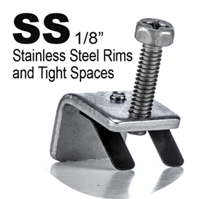 GoClips SS – 1/8″ Rims - Pack of 50 Go Clips