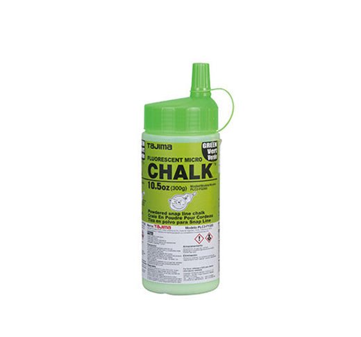 Green Fluorescent Micro Chalk TAJPLC2-FG300 Tajima 10 Ounces (32 Pack)