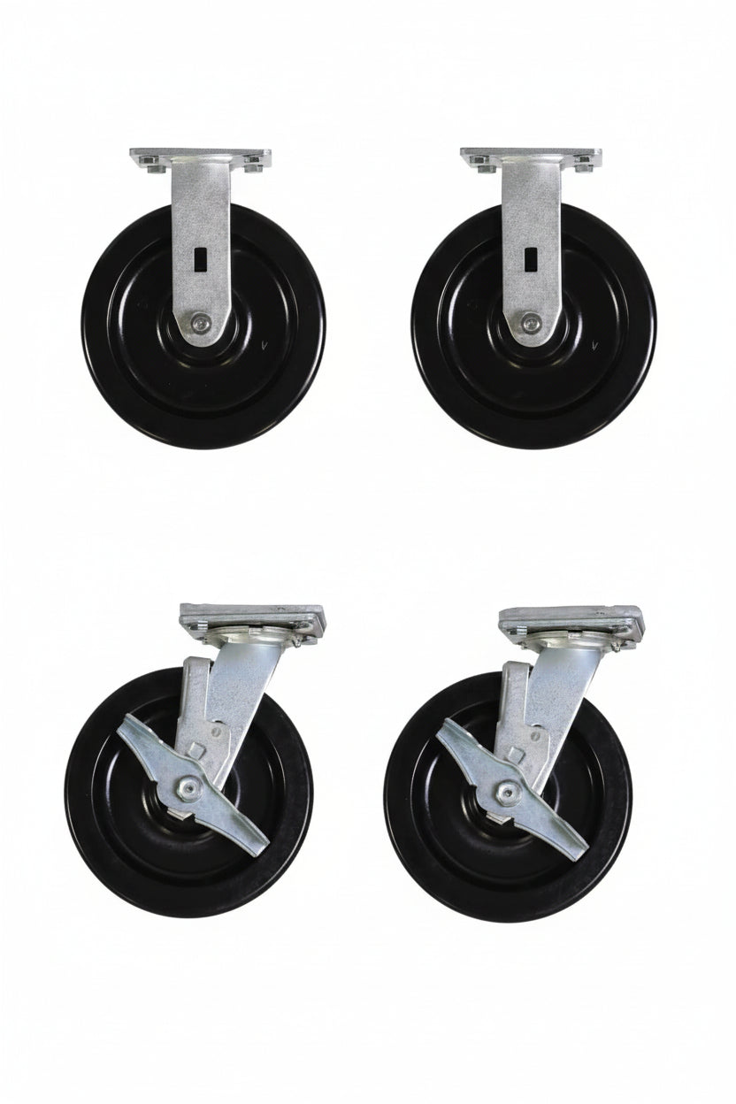 Groves Casters (Cart Wheels) - Price per wheel 5SWB Groves Inc. 5" Diameter Swivel/Brake Caster
