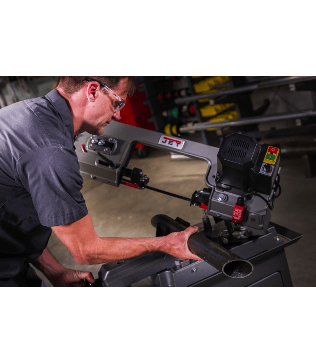 HBS-56MVS, Variable Speed, Mitering 5" x 6" Horizontal Bandsaw, .5HP 115V Jet